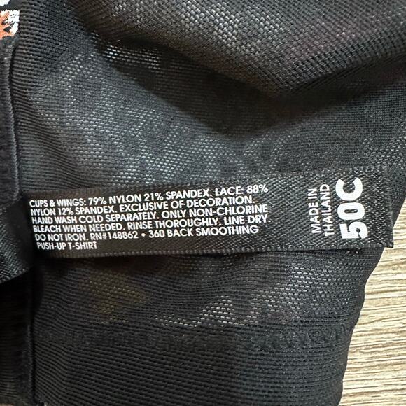 Torrid Curve Bra Womens Size 50C Animal Floral‎ Print Padded Nylon Lace Spandex - Picture 10 of 11